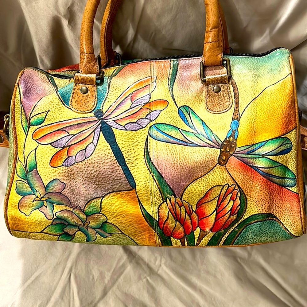 Anuschka crossbody purse